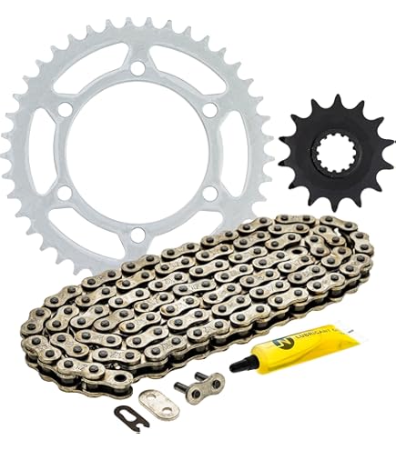 Amazon.com: Caltric Red Drive Chain and Sprocket Kit Compatible